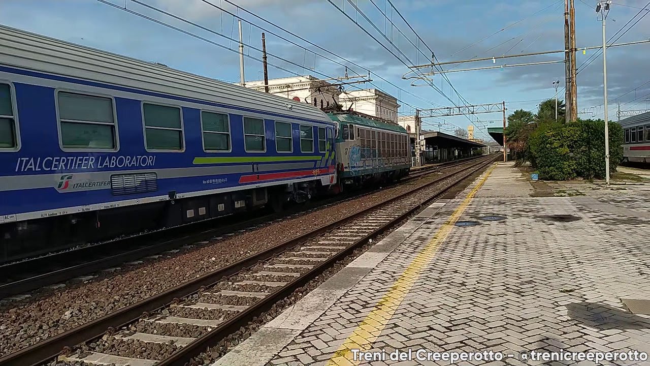 A Che Velocità Viaggiano I Treni Diagnostici Treno Diagnostico ITALCERTIFER LABORATORI con E652.106 + E652.119 MIR