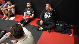 Javier Mendez talks about Sparring in Khabib Camp