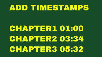 QUICK & SHORT - How to Add Timestamps on Your YouTube Videos|In less than 2 Minutes!
