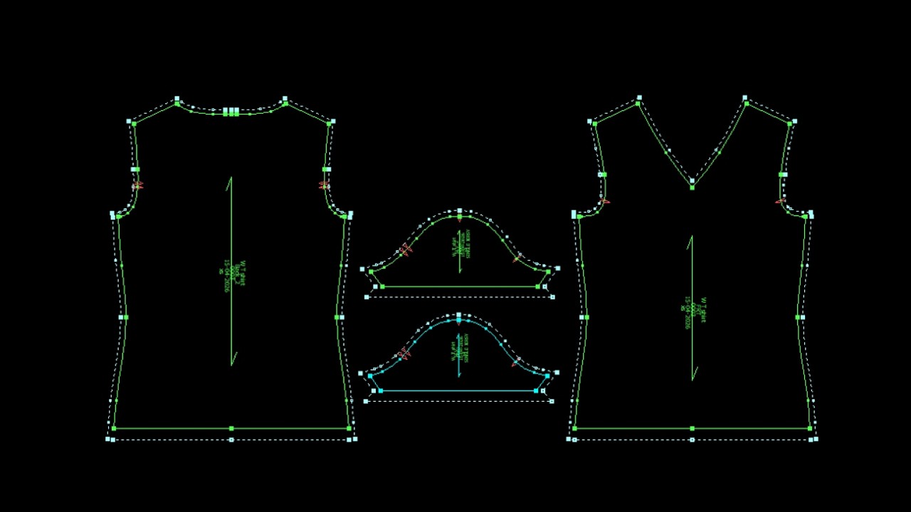 TUKA CAD Back Pattern Tutorial | Women’s T-Shirt | Part 1 - YouTube