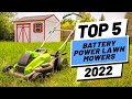 Top 5 BEST Battery Power Lawn Mowers of [2022]