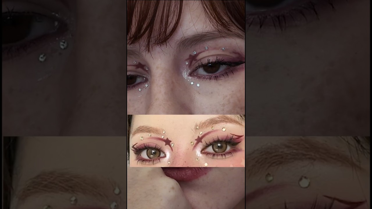 day 2 of recreating my makeup pinterest saved #makeuptutorial #makeuplook #pinterest #shorts #idk