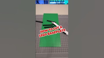 How To Cut A LEGO Baseplate!! #shorts #lego #tutorial
