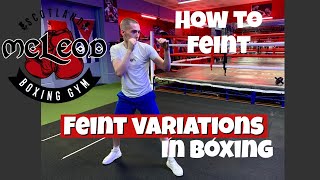 How to Feint in Boxing | McLeod Scott Boxing