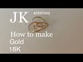 DIY TRIPLE Ring GOLD14K  jewelry KARLOFT