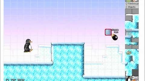 Super Tux  0.1.3   How to use the  "Level Editor "