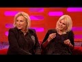 Jennifer Saunders and Joanna Lumley's awkward first meeting - The Graham Norton Show - BBC One