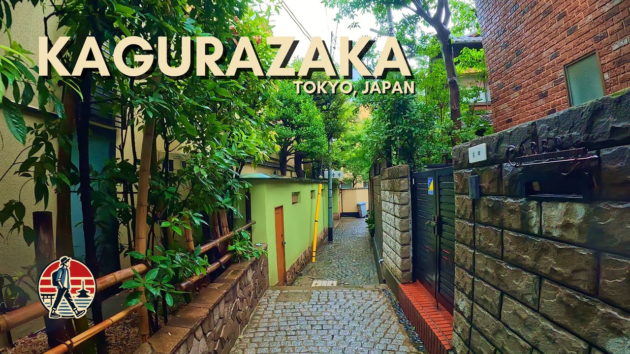 Tokyo Walk - Rainy Day Stroll Through Kagurazaka’s Hidden Alleys