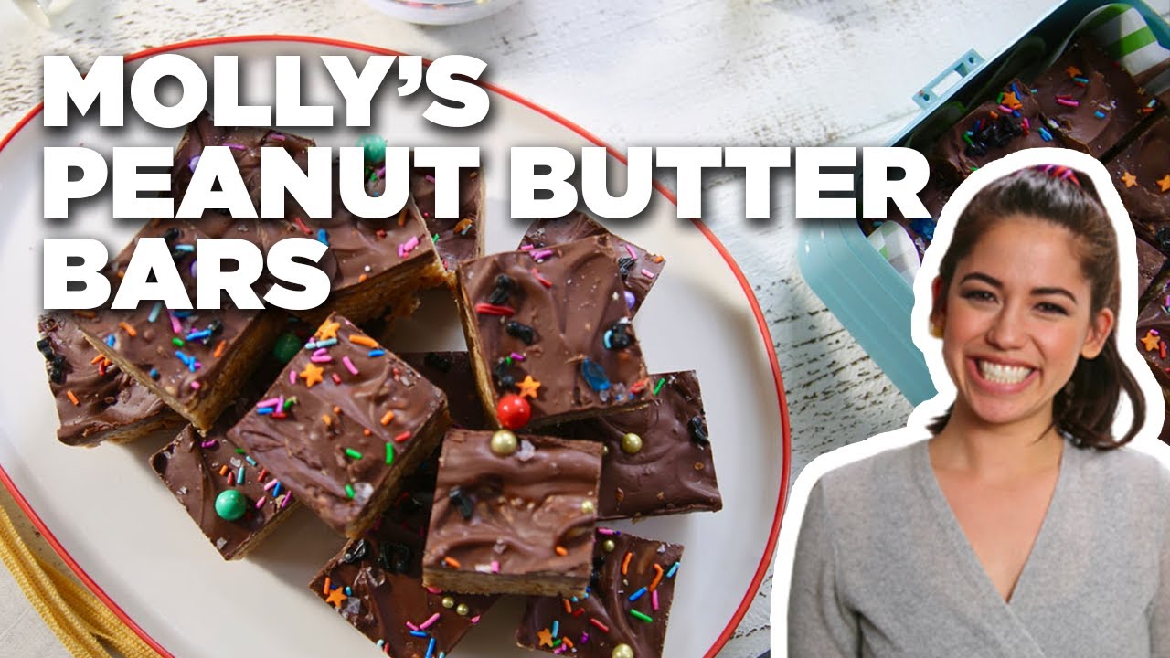 Chewy Chocolate Peanut Butter Bars with Molly Yeh | Girl Meets Farm | Food Network