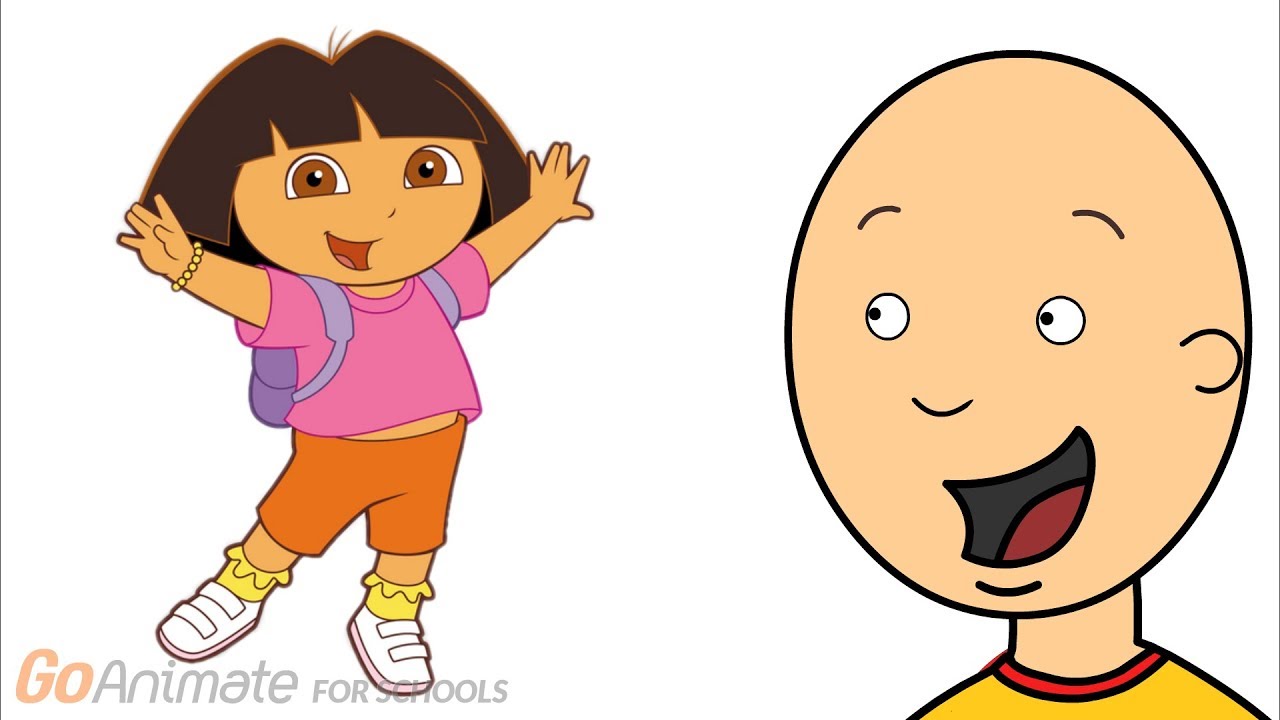 Caillou Watches Dora Gets Obsessed Grounded YouTube