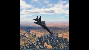 F-15C Dive from 63800 ft Aerobatics