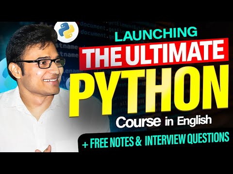 Launching The Ultimate Python course | Ravindrababu Ravula