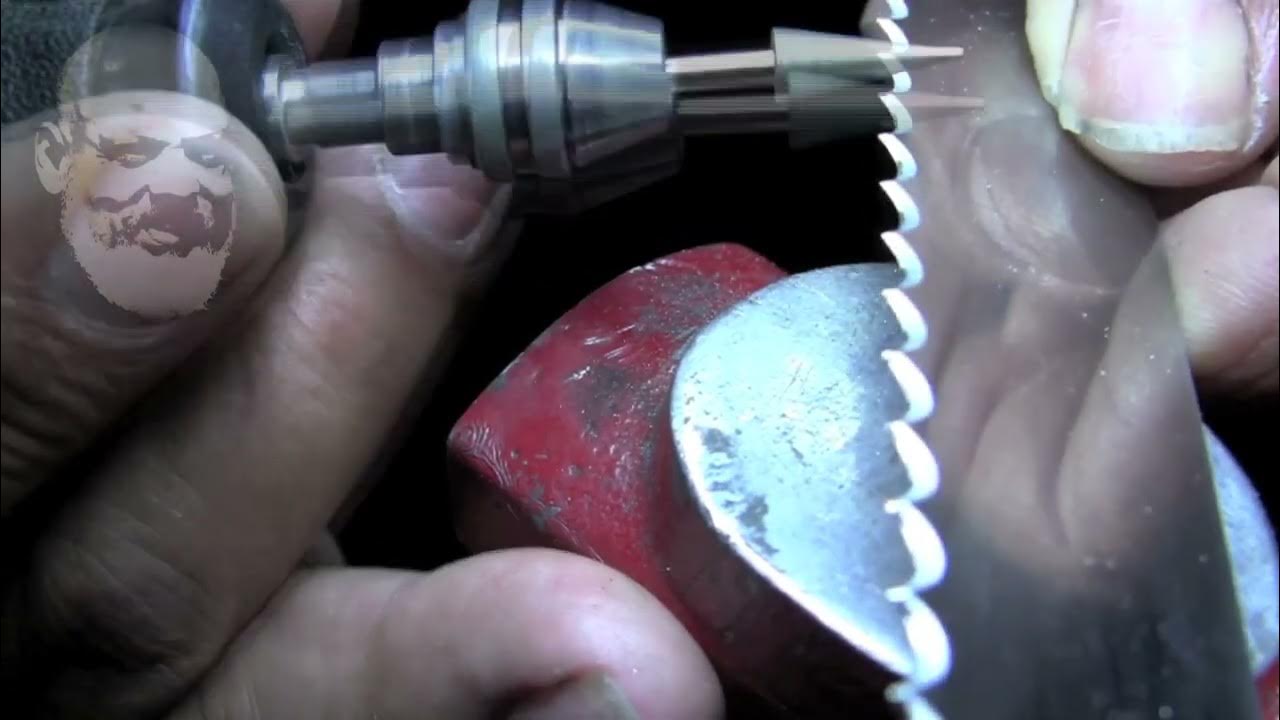 How to Sharpen Bread Knife YouTube