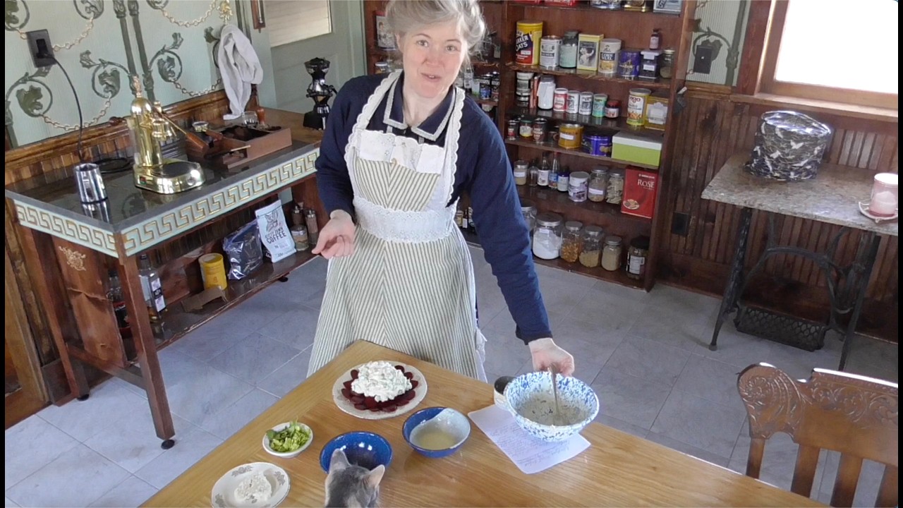 Making Bleeding Heart Salad, an 1897 Victorian recipe (Food, History, 19th-century)