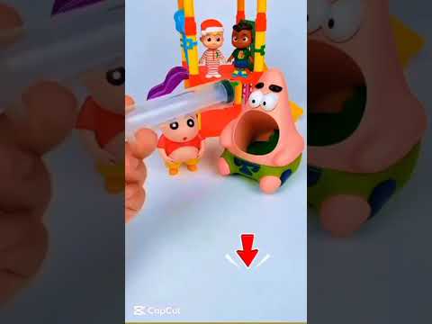 Shin Chan and friends Toy Fun ASMR#shorts #funny #toys #asmr #satisfying