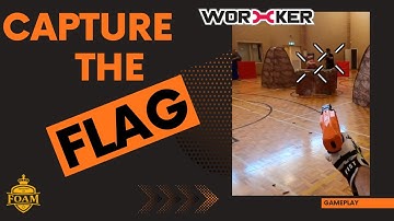 (Nerf Gameplay) Capture the Flag | Worker Nightingale