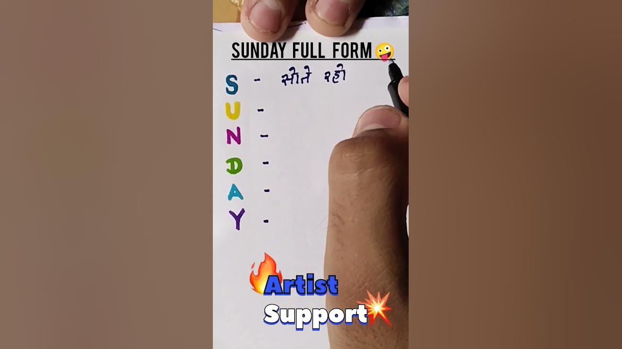 sunday-full-form-aap-bhi-aaisa-comment-main-batao-theartislovers