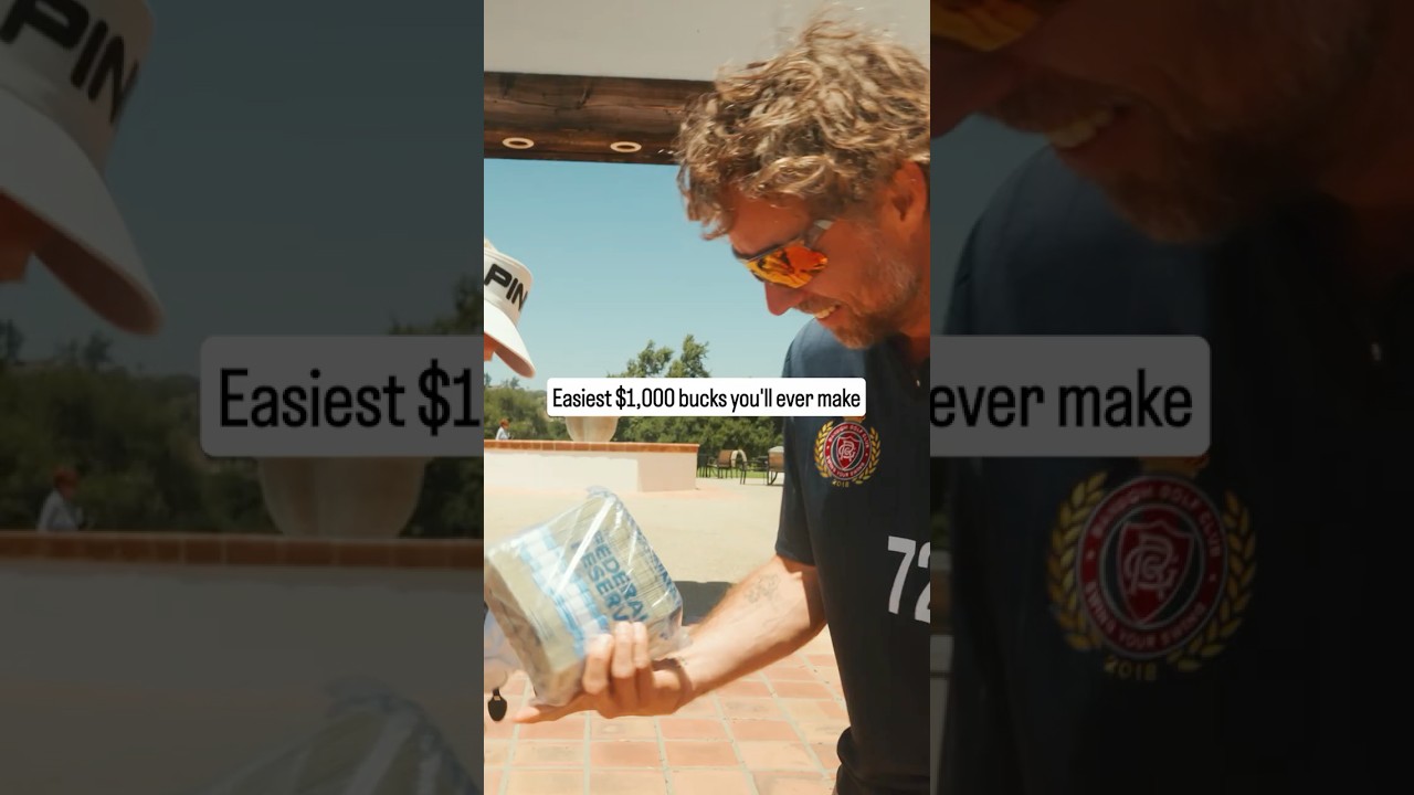 Never played golf. Can Omar break 200 for $1,000? Watch the full video on our channel now!