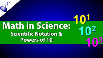 Math in Science:  Scientific Notation and Powers of 10