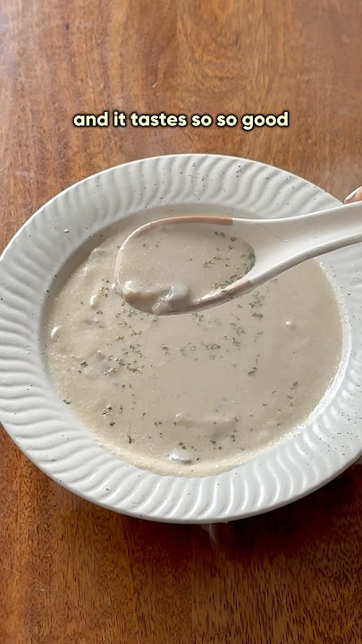 Creamy mushroom soup recipe #food #easyrecipe #fitness #fitnessfood #weightloss #souprecipe
