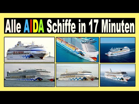 Alle AIDA Schiffe in 17 Minuten - Welches Schiff passt am besten zu mir?