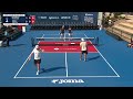 Staksrud/Patriquin v Trinh/Cincola at the Veolia Pickleball National Championships