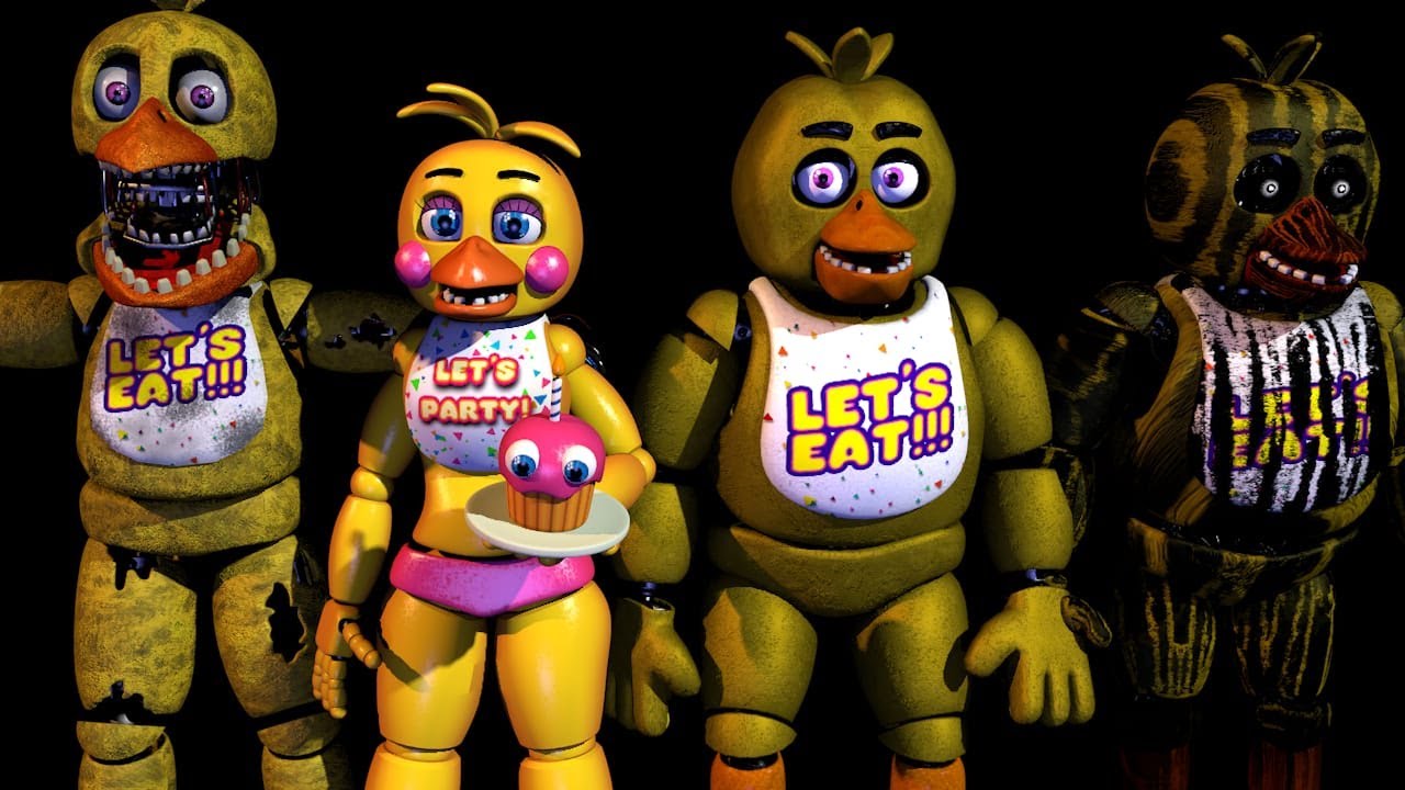 Todas las versiones de Chica (FNAF) YouTube Todas las versiones de Chica (FNAF) YouTube
