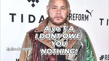 T.A was FAT JOE "GHOST WRITER" #FATJOE #TERRORSQUAD