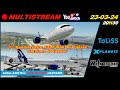 🔴🔁[ Replay MULTISTREAM ][ X-Plane 12 ] Airbus 320 Neo By ToLiss LGAV/LZIB