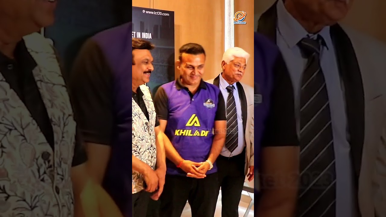 Former India Captain Virender Sehwag at an event