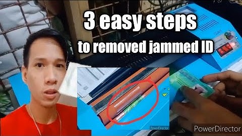 HOW TO Remove Stucked ID on LAMINATOR // HowsTops