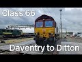 Freight drivers eye view daventry to ditton