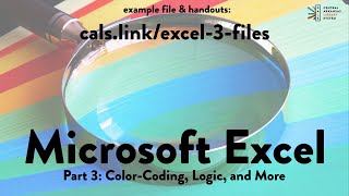 Microsoft Excel Part 3: Lookup, Conditional Formatting, and More