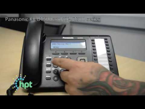 How to record personal voicemail on a fixed line Panasonic telephone
