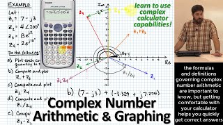 Complex Numbers Example: Graphing & Arithmetic; FE-Approved Casio Calculator Storage & Manipulation screenshot 4