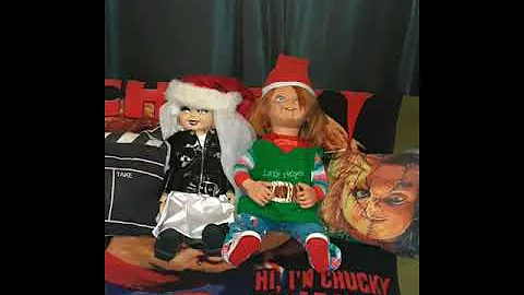 Chucky & Tiffany is ready for Christmas! ☃️🎄🎁🔪