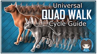 HOW TO ANIMATE QUADRUPED WALK CYCLES - Universal Tutorial + Maya Walkthrough