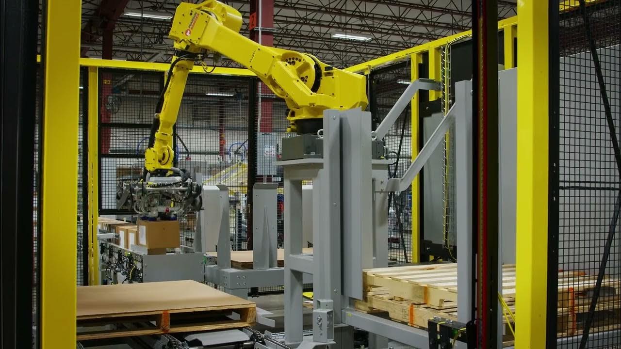 RPCPH Pallet Handling Palletizer by Pearson Packaging Systems YouTube