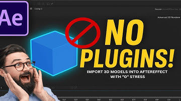 Import 3D Models in After Effects No Plugins Needed  Advanced 3D Renderer