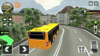 tourist coach Highway driving dangerous bus driving game Android GamePlay screenshot 5