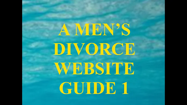 A MENS DIVORCE WEBSITE GUIDE 1