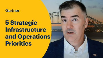 Gartner Live: 5 Strategic Infrastructure and Operations Priorities To Deliver Business Value