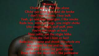 Stormzy - Audacity (feat  Headie) One [Lyrics video]