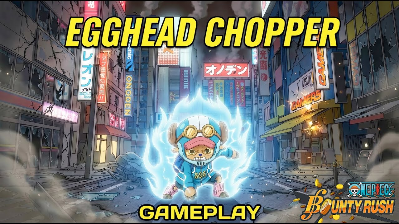 From cute raccoon to SS League MONSTER! Egghead Chopper OPBR 🐾🔥