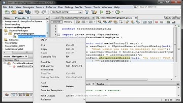 Java Tutorial-Error handling with expected integers,How to use Try{}Catch()