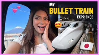 Bullet train / Shinkansen experience 🚅😍🇯🇵 || Nagma Mirajkar #vlogs