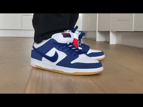 Nike Sb Dunk LA Dodgers blue review and on feet 