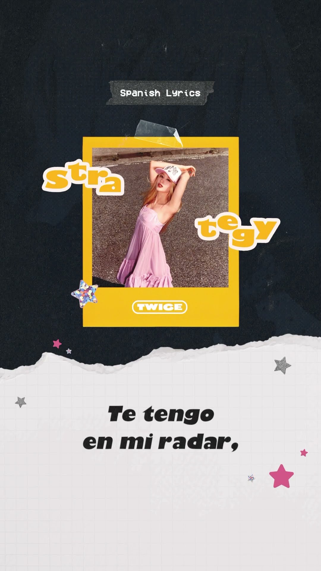 TWICE “Strategy (feat. Megan Thee Stallion)” Official Lyric Video (Spanish) #TWICE #트와이스 #STRATEGY