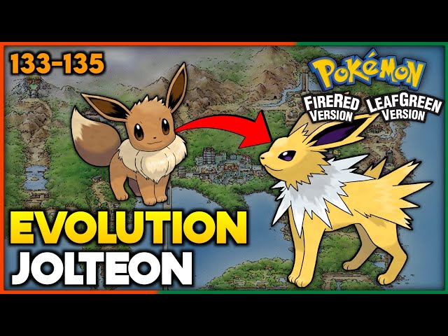 Pokemon Fire Red & Leaf Green - How To Evolve Eevee into Jolteon