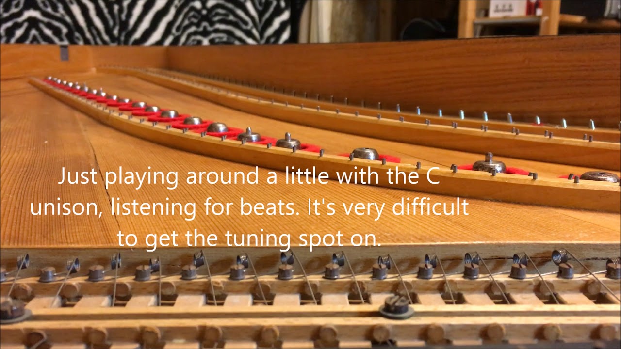 Harpsichord restoration. Status video 20180122 YouTube